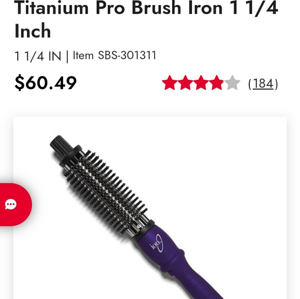 Ion brush iron